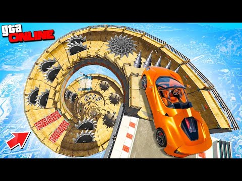 Видео: АДСКИЙ СПУСК ПО СПИРАЛИ БЕЗ ТОРМОЗОВ! ГОЛОВА КРУЖИТСЯ ОТ ТАКОГО СПУСКА В ГТА 5 ОНЛАЙН