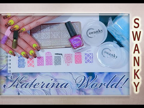 Видео: Посылка с сайта ParisNail / Пластина для Стемпинга Swanky Stamping 027.