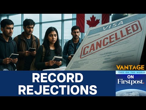 Видео: Почему индийские студенты сталкиваются с рекордными отказами в визах | Vantage on Firstpost | N18G