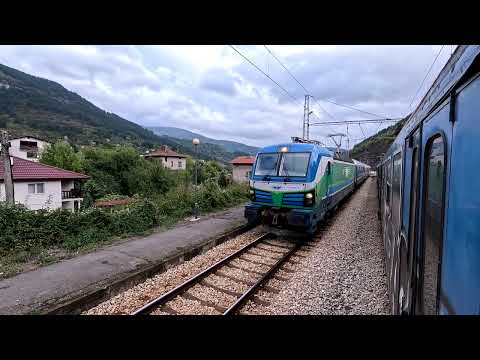 Видео: Мигове от едно пътуване от Лакатник до София с есенния КПВ 20206, начело с вихърчето 44 151...