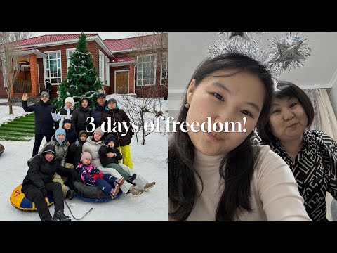 Видео: 3 days of freedom! Как я провела новогодние каникулы 🎄✨