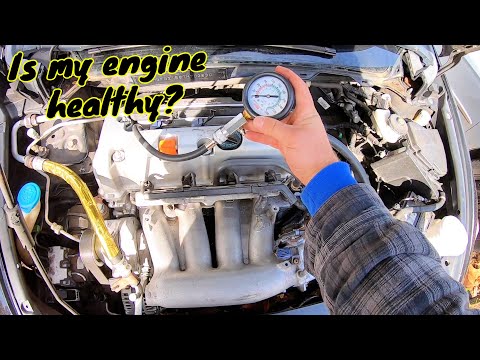 Видео: Тест компрессии Honda JDM K24A