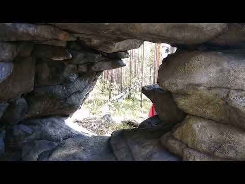 Видео: Скалы в окрестностях поселка Исеть