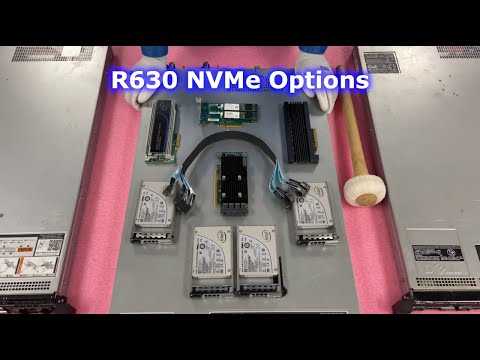 Видео: Сервер Dell PowerEdge R630 | Обзор твердотельных накопителей NVMe | Советы по установке | Как нас...