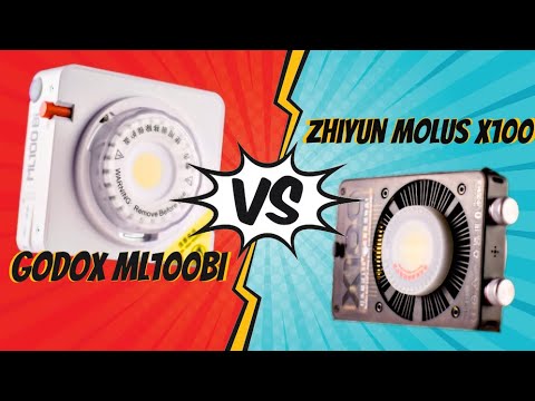 Видео: Лучший выбор? Godox ML100BI против Zhiyun Molus X100