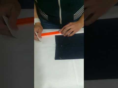 Видео: Подгиб брюк с клеевой паутинкой