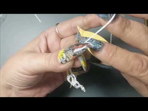 Видео: Мастер-класс по плетению снежинки в технике фриволите 3