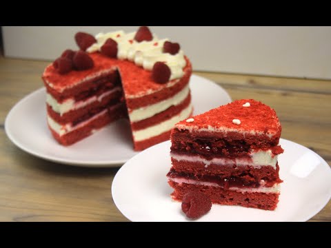 Видео: Торт Красный бархат с малиновым конфитюром
