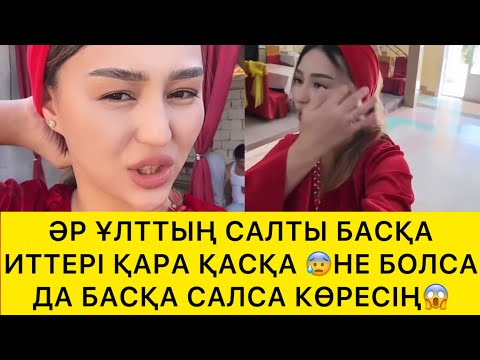 Видео: ӘР ҰЛТТЫҢ САЛТЫ БАСҚА ИТТЕРІ ҚАРА ҚАСҚА😱