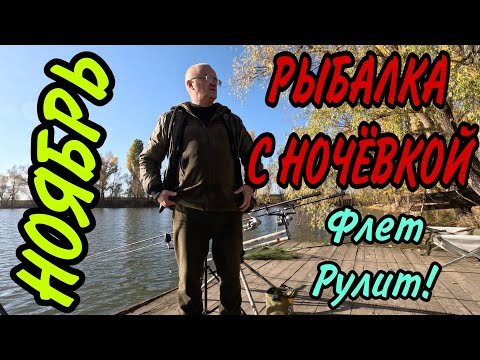 Видео: РЫБАЛКА С НОЧЁВКОЙ В НОЯБРЕ!