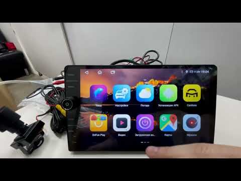 Видео: Камера обгона на магнитоле Topway