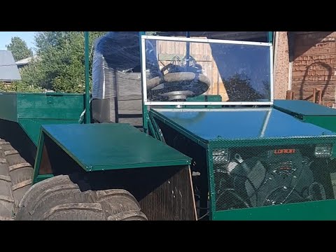 Видео: Новый вездеход с двигателем Лончин 30 л.с.Замер максимальной скорости.