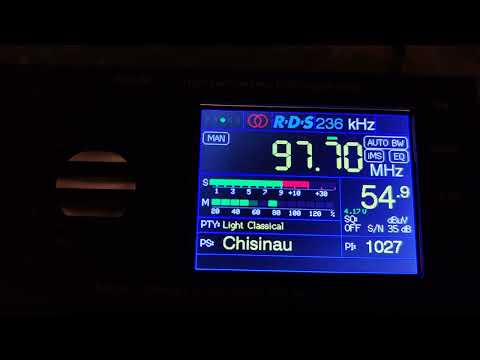 Видео: TEF 6686. Весь диапазон FM в Кишиневе.(2) 2.