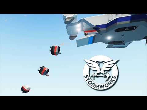Видео: ДИЧЬ-ДЕСАНТ из САМОЛЕТА с ЕНОТом и КЛАУДом в Stormworks: Build and Rescue