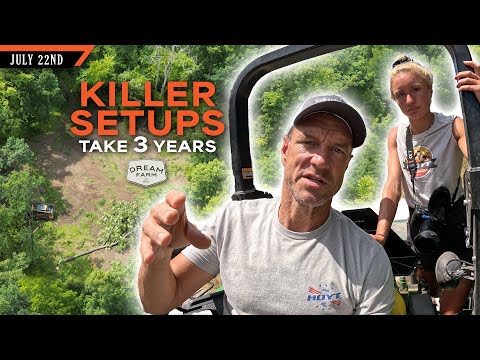 Видео: Эволюция двух великолепных мест для охоты — на это ушло три года | Ферма мечты с Биллом Уинке