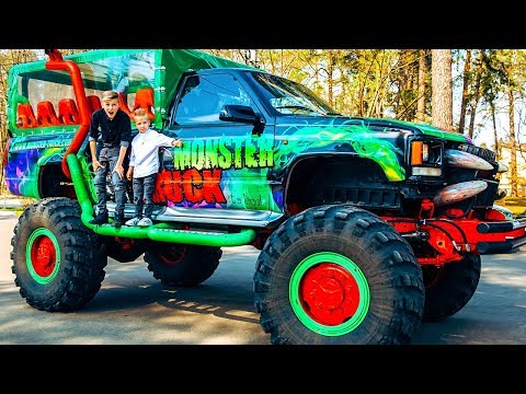 Видео: ВОТ это ПОДАРОК!!!MONSTER TRUCK  GIANT. О таком МЕЧТАЕТ каждый...