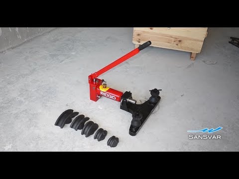 Видео: трубогиб RIDGID 3801