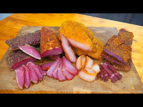 Видео: Вместо колбасы - Домашняя бастурма. Вкусное вяленое мясо в домашних условиях
