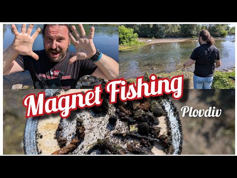 Видео: Епизод 524. BAStv. Магнитен риболов град Пловдив. Открихме и съкровища! Река Марица. Magnet fishing.