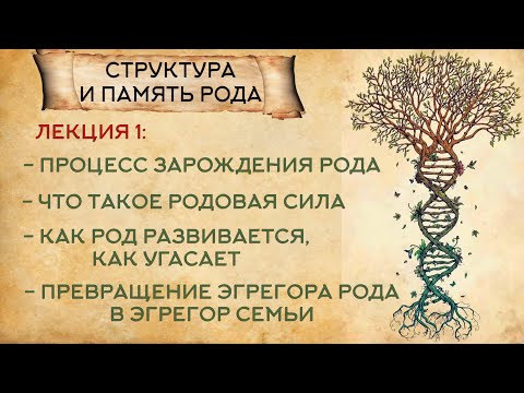 Видео: Как организована структура рода. Основание и основатель рода, родовой эгрегор. Как род стал семьей.