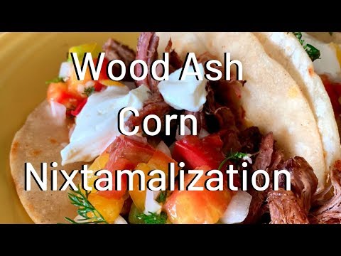 Видео: Никстамализация древесной золы и кукурузы