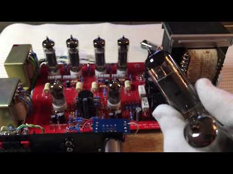Видео: Первое мнение о ламповом усилителе 6П14П (ЕL84)+6Ф1П (ЕСF80)
