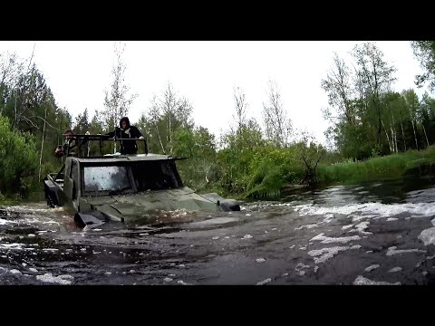 Видео: Пикап АГ34 Преодоление брода