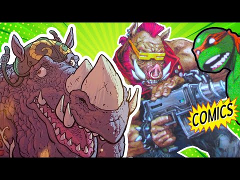 Видео: Бибоп и Рокстеди уничтожают всё! // Черепашки Ниндзя Комикс