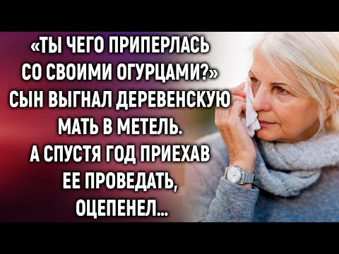 Видео: Сын выгнал деревенскую мать в метель. А спустя год приехав ее проведать…