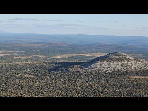 Видео: гора Ослянка 1119м. Самая высокая гора на Среднем Урале.