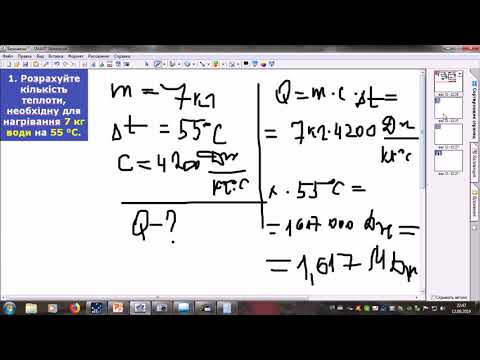 Видео: Кількість теплоти. Питома теплоємність речовини