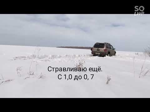 Видео: Киа спортейдж 1 по сугробам.