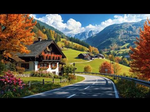 Видео: Осеннее вождение в Швейцарии🇨🇭Швейцарская деревня Бриенц 🍁