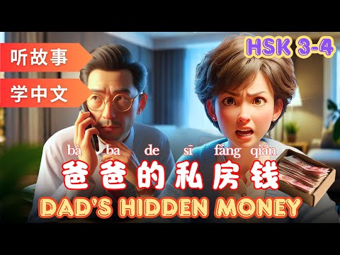 Видео: Секретные деньги папы | Изучение китайского языка по историям |  #mandarin #hsk4 #hsk3