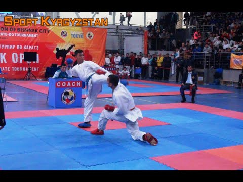 Видео: Карате-до WKF. Олжас Кулажан - Нурканат Ажиканов. Турнир Bishkek Open 2020. Финал, 75 кг