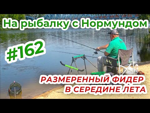 Видео: РАЗМЕРЕННЫЙ ФИДЕР ЛЕТОМ + первые впечатления от Distance Black / На рыбалку с Нормундом #162