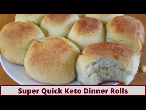 Видео: Быстрые и вкусные кето-булочки для ужина (без орехов, глютена и дрожжей)