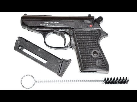Видео: Сигнальный пистолет Walther PPK S (Chiappa Bond model 007)