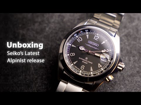 Видео: Распаковка и первые впечатления от новейшей модели Seiko в линейке Alpinist | Seiko SPB505J