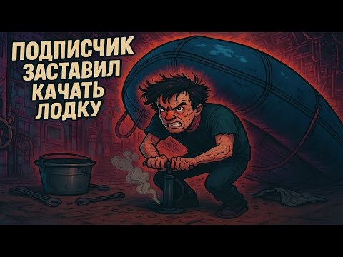 Видео: Подписчик попросил накачать лодку ножным насосом.