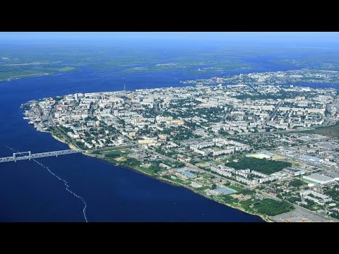 Видео: Визуальный заход и посадка в Архангельске на ВПП 08. Boeing 737