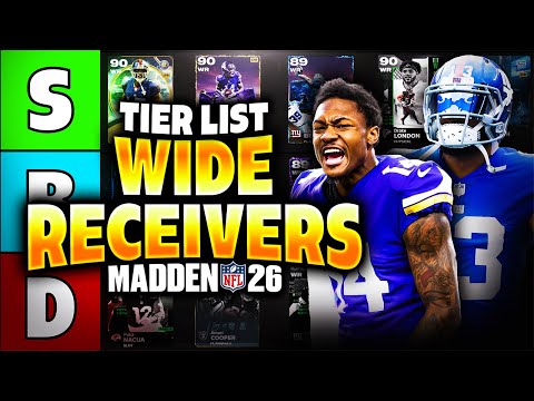 Видео: РЕЙТИНГ ЛУЧШИХ принимающих в Madden 26!!