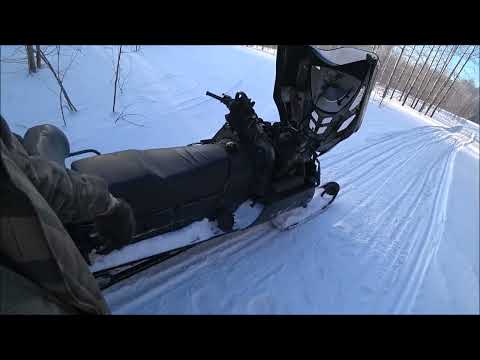 Видео: Снегоход Тайга-Варяг  расход бензина на 100км с двс 1кр.новое ЧП!!!
