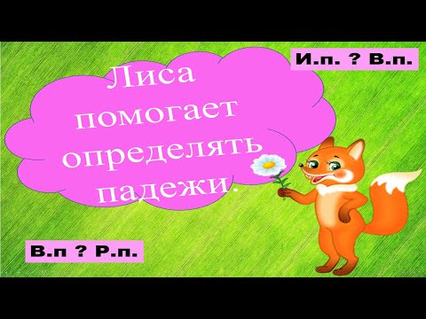 Видео: Различаем  падежи