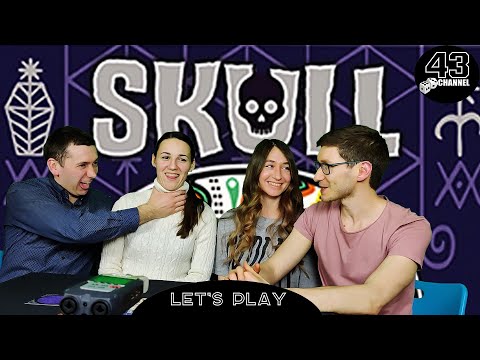 Видео: Блеф, ловушки, 2 черепушки. Настольная игра Skull. Играем в 4ом