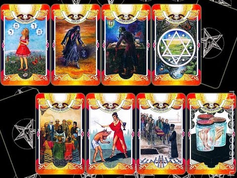 Видео: Обзор Колоды Таро Темных Сил - для проработки негатива и не только.