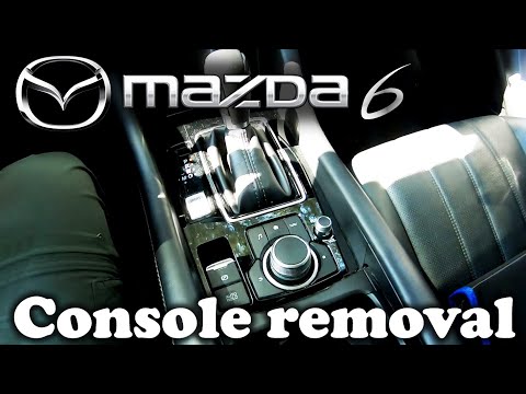 Видео: Снятие/установка центральной консоли Mazda 6 | Как заменить медиа-консоль