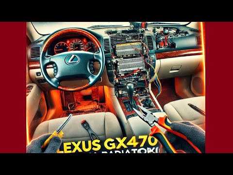 Видео: Lexus GX470: замена радиатора печки без разбора панели | Весь процесс шаг за шагом
