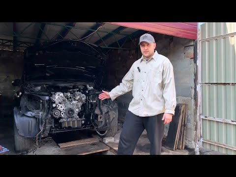 Видео: Заміна ланцюгів ГРМ та встановлення двигуна Mercedes W164 ОМ 642