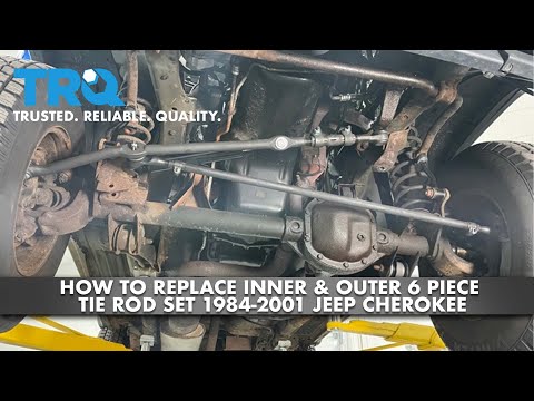 Видео: Как заменить внутренний и внешний комплект рулевых тяг из 6 частей на Jeep Cherokee 1984-2001 гг.